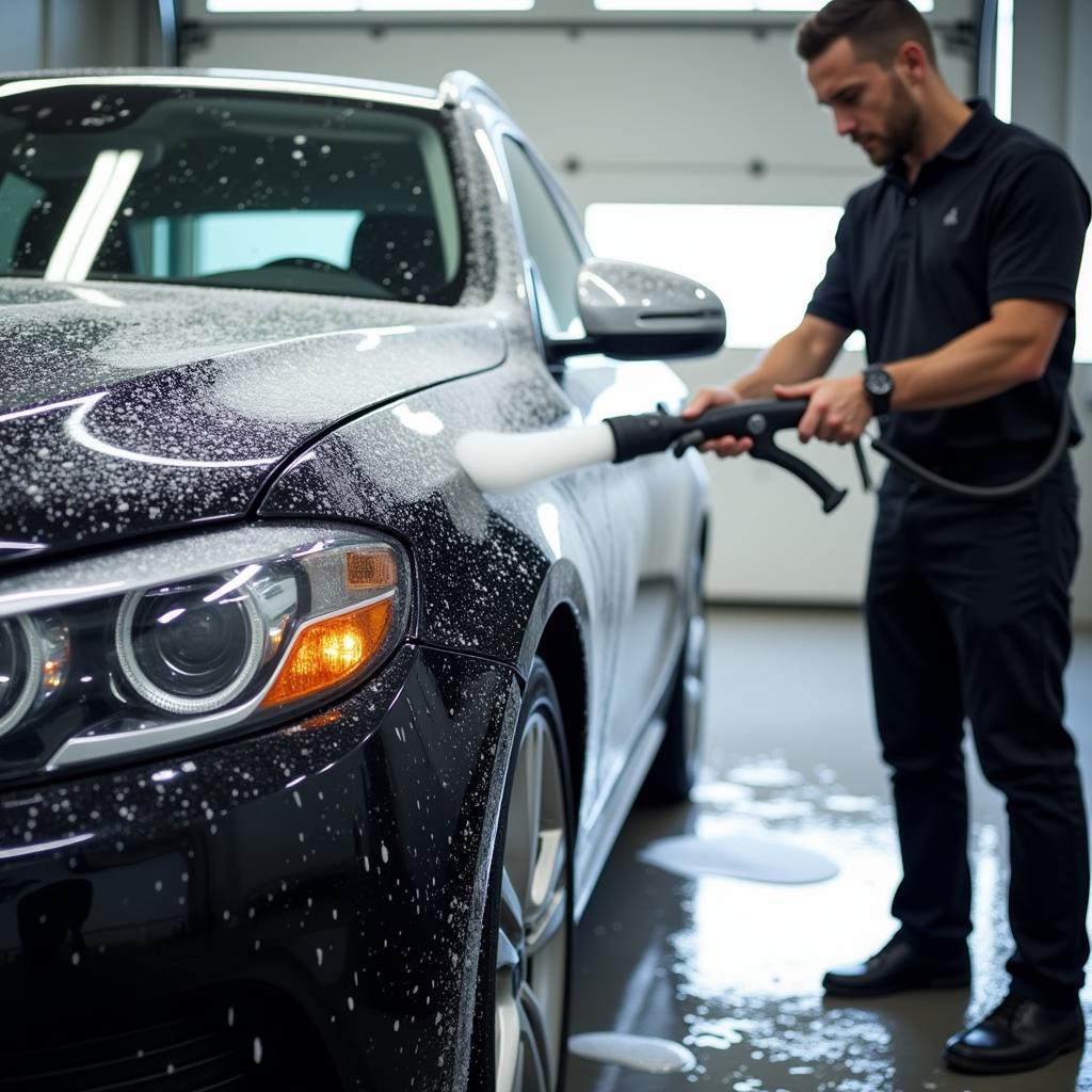 Car Detailing Exterior Wash Process