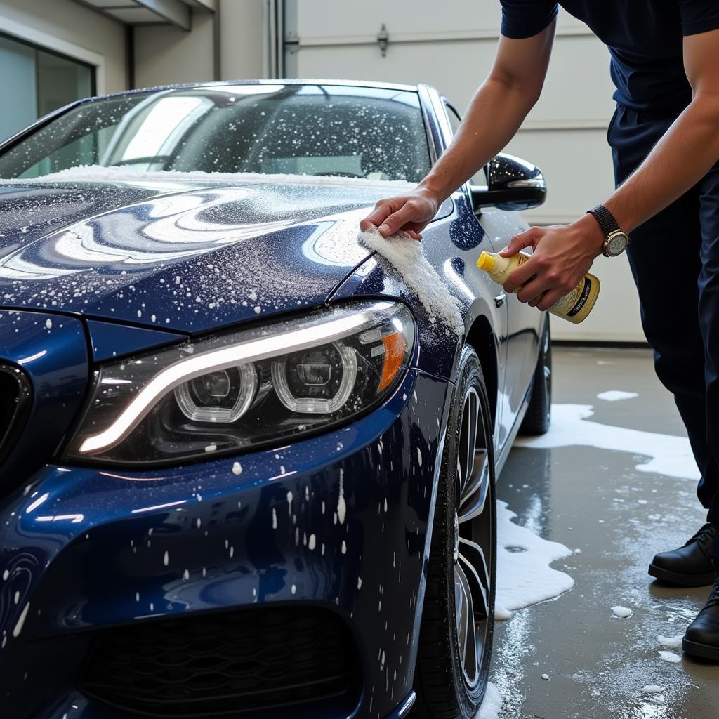 Car Detailing Exterior Wash Process