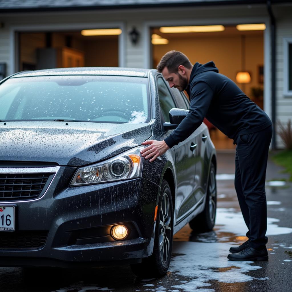 Exterior Car Wash Detailing in Covington, WA