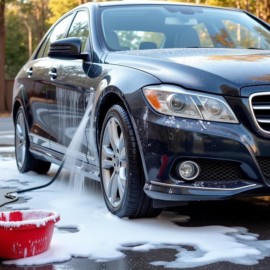 Car Detailing Exterior Wash Process