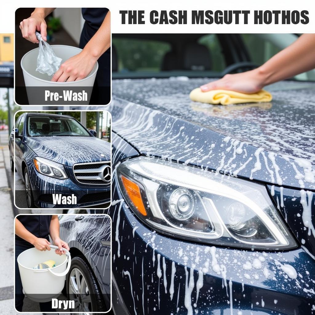 Car Detailing Exterior Wash Process in Action