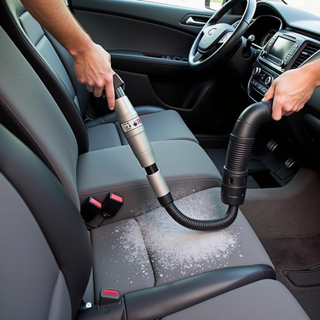 Car Detailing Extractor in Use