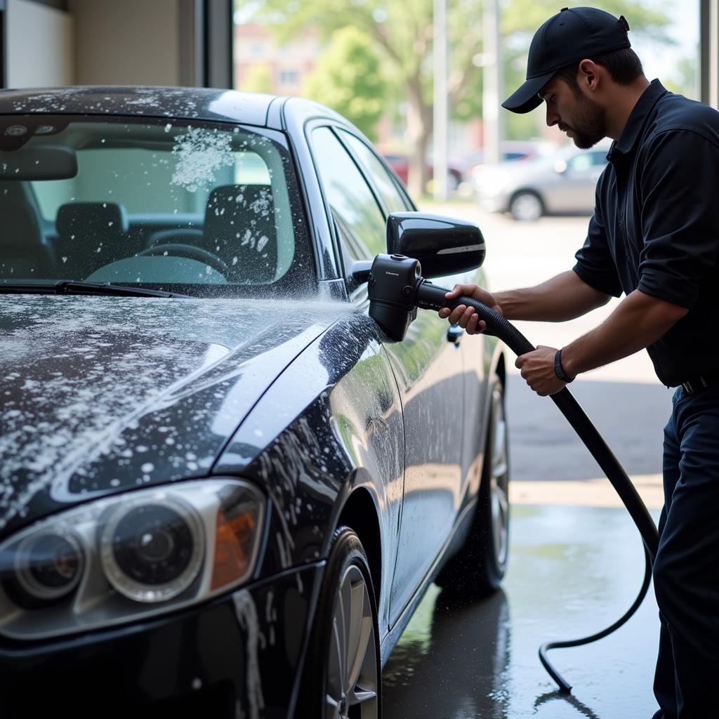 Professional car detailing exterior wash in Farmington MN