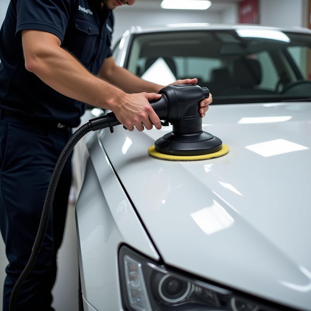 Paint correction process in Fayetteville, GA