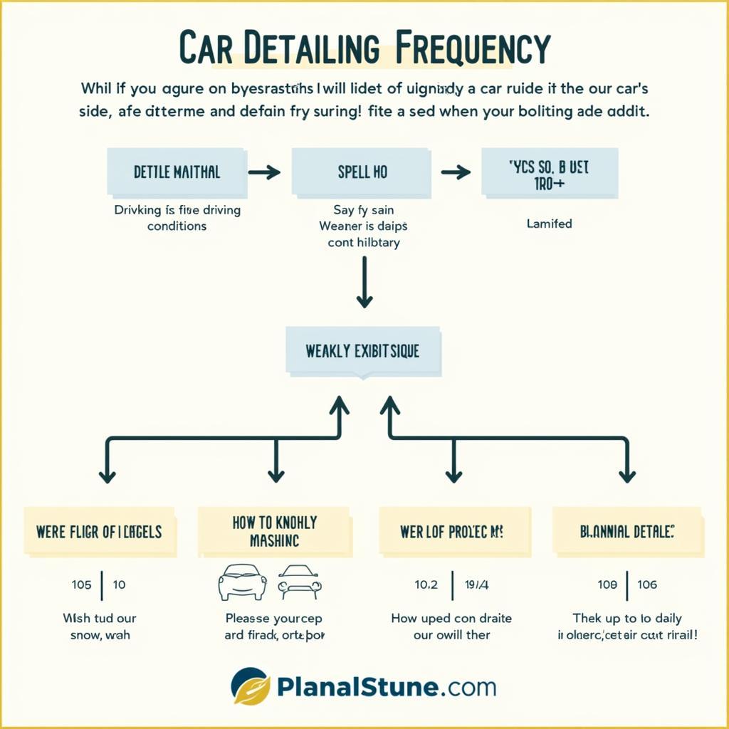 A comprehensive guide to car detailing frequency based on lifestyle and environment.