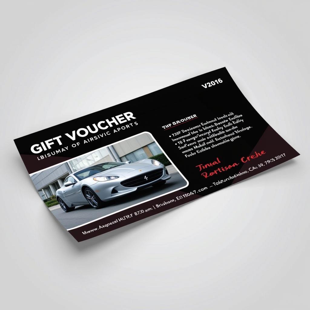 Car Detailing Gift Voucher Brisbane