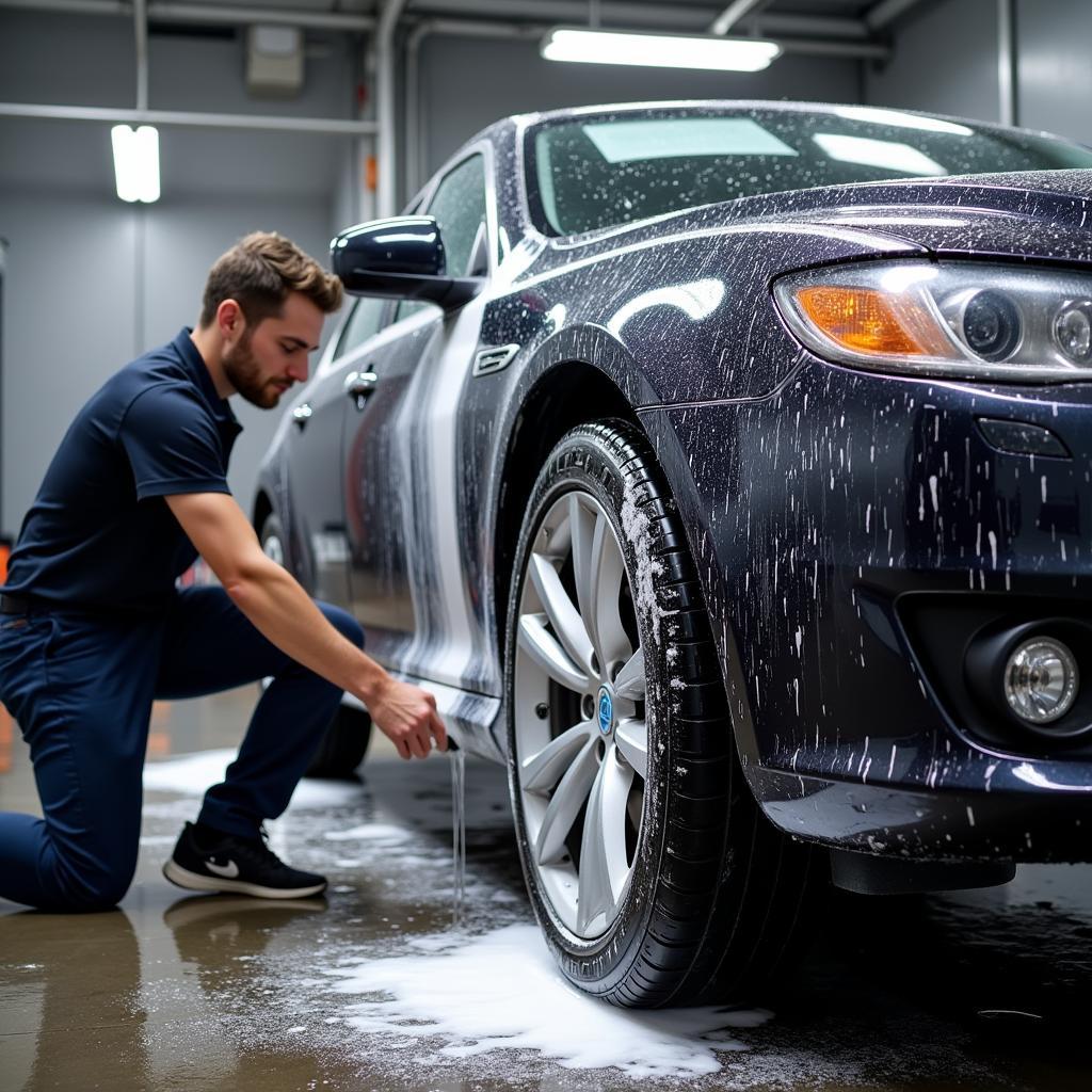 Exterior car wash and detailing in Guelph Speedvale