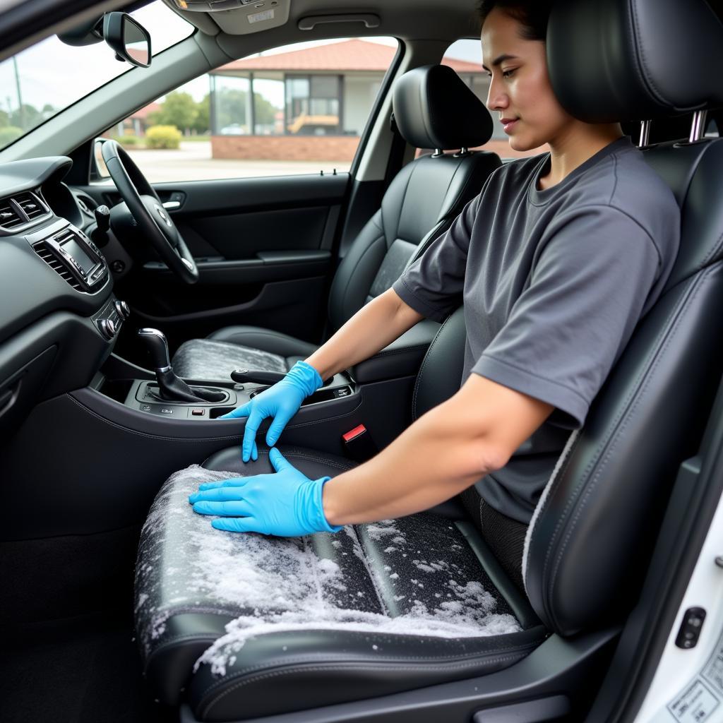 Professional Car Detailing Interior Cleaning Process