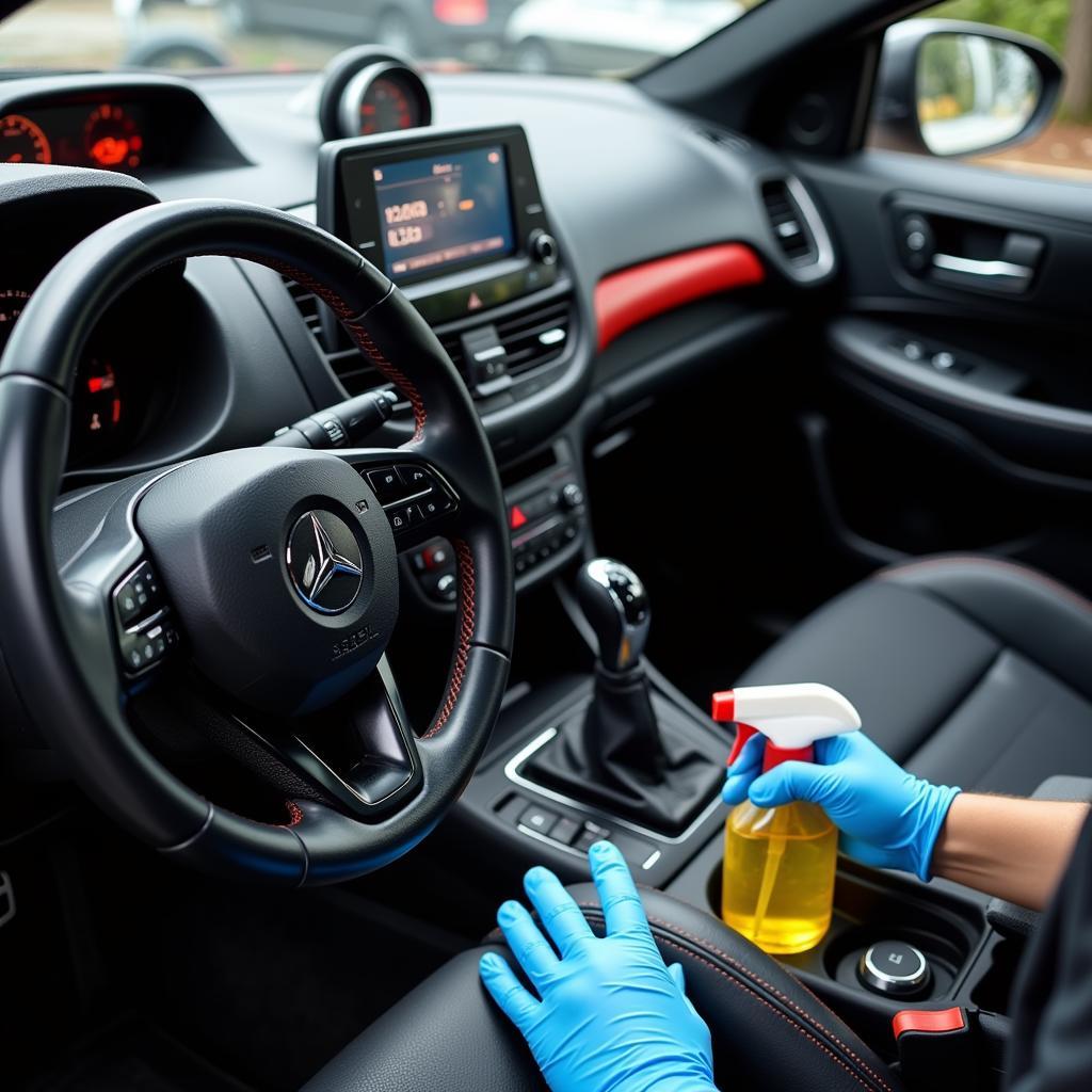 Interior car detailing and cleaning in Orlando