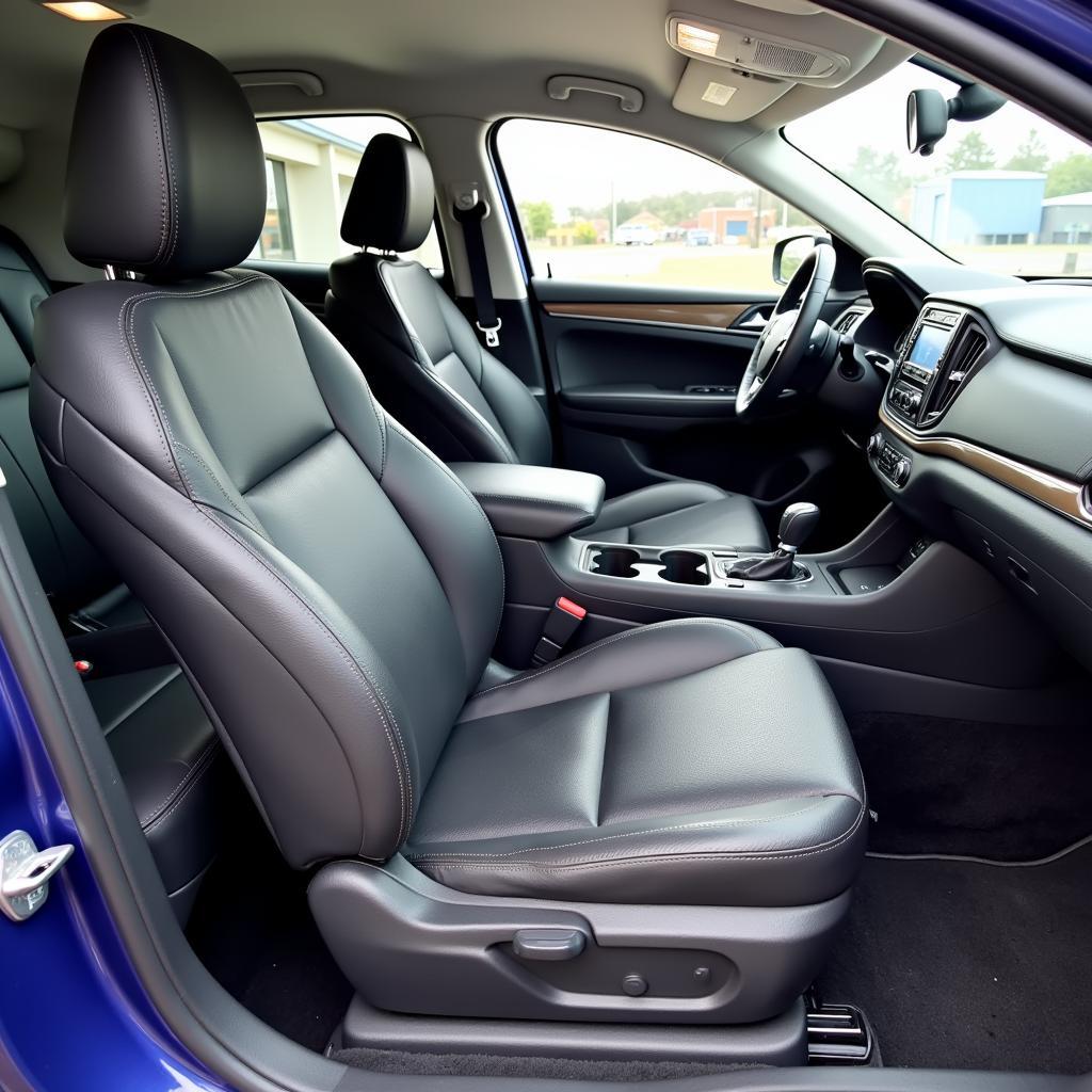 Interior car detailing in Tasmania highlighting cleaning, conditioning, and detailing of all surfaces.