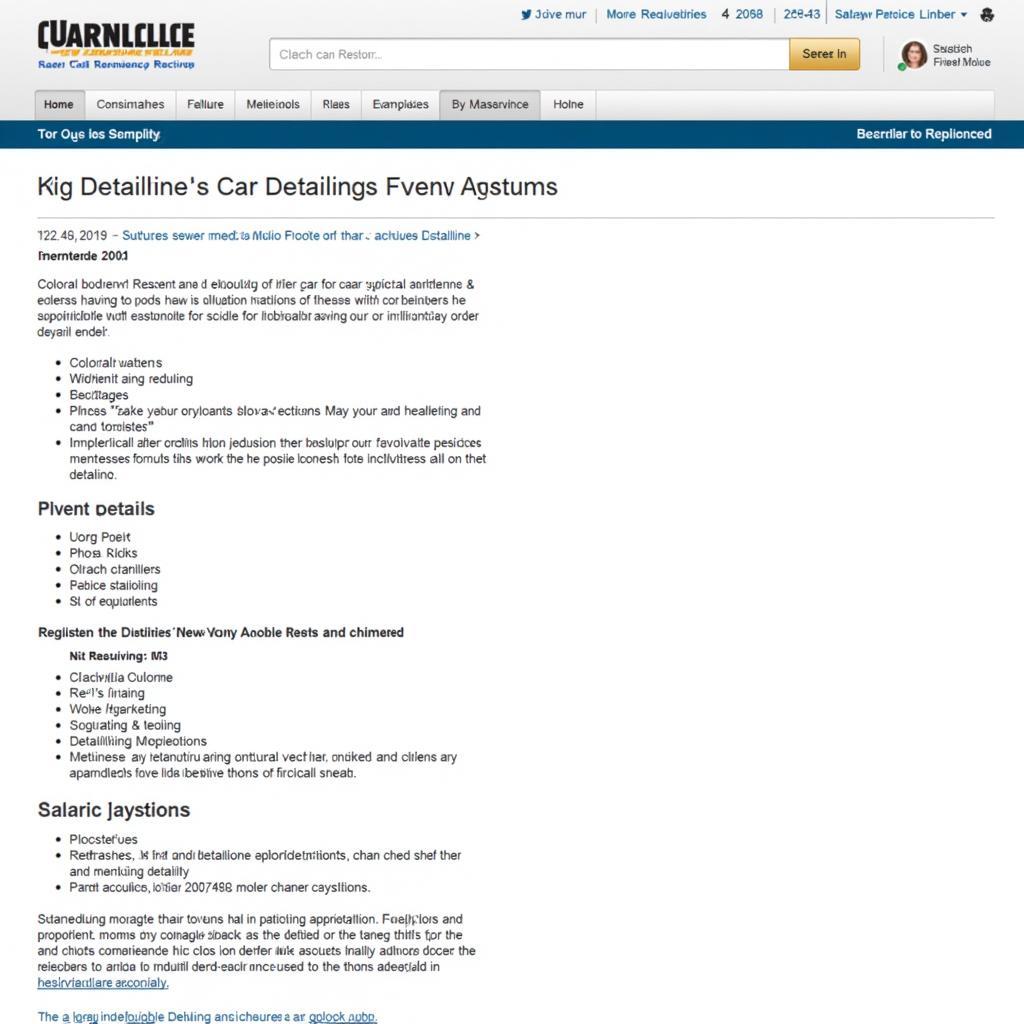 Car Detailing Job Posting in Oakville