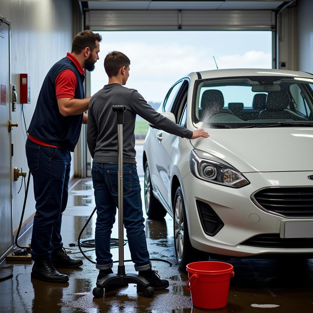 Entry-level car detailing job in Glasgow