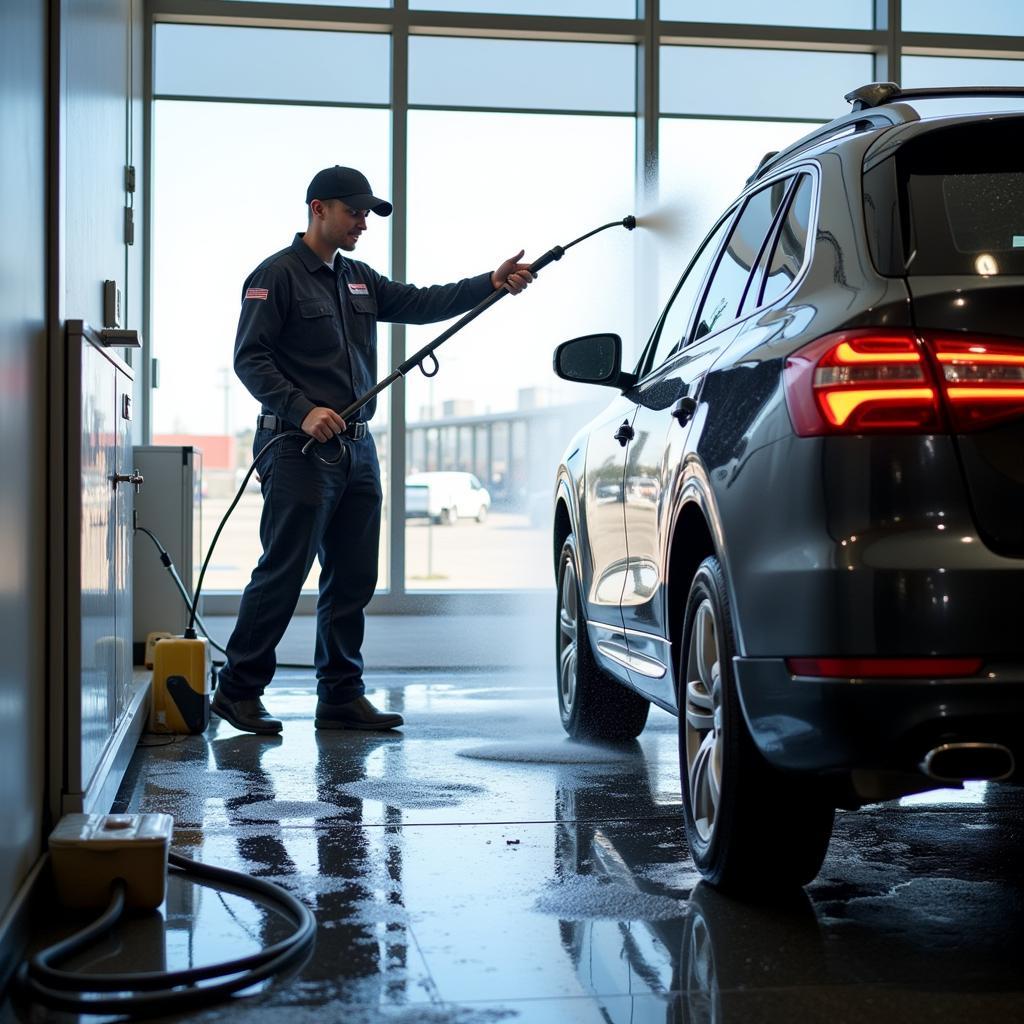 Entry-Level Car Detailing at Kansas City Airport