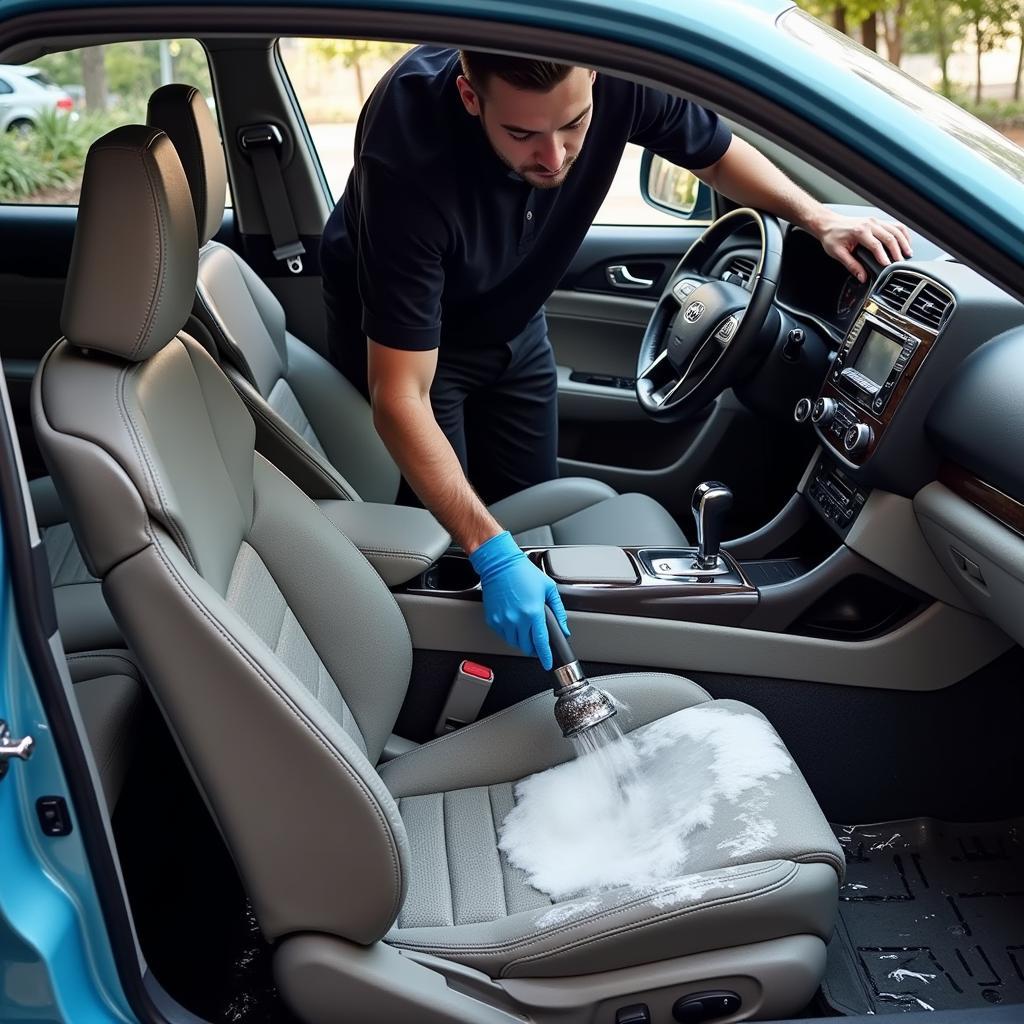 Interior car cleaning and detailing in Keene NH