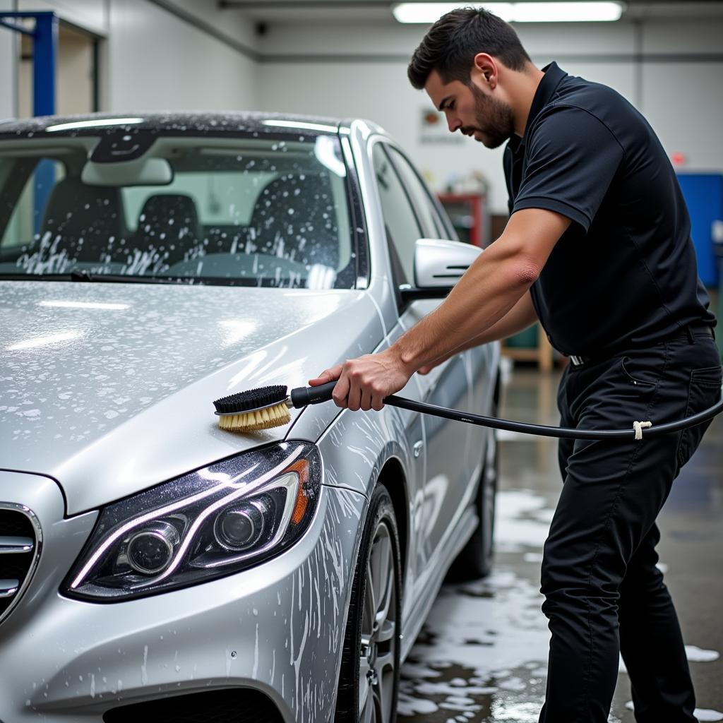 Exterior car wash in Levittown NY