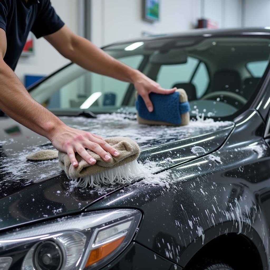 Exterior car wash in Lexington, NC