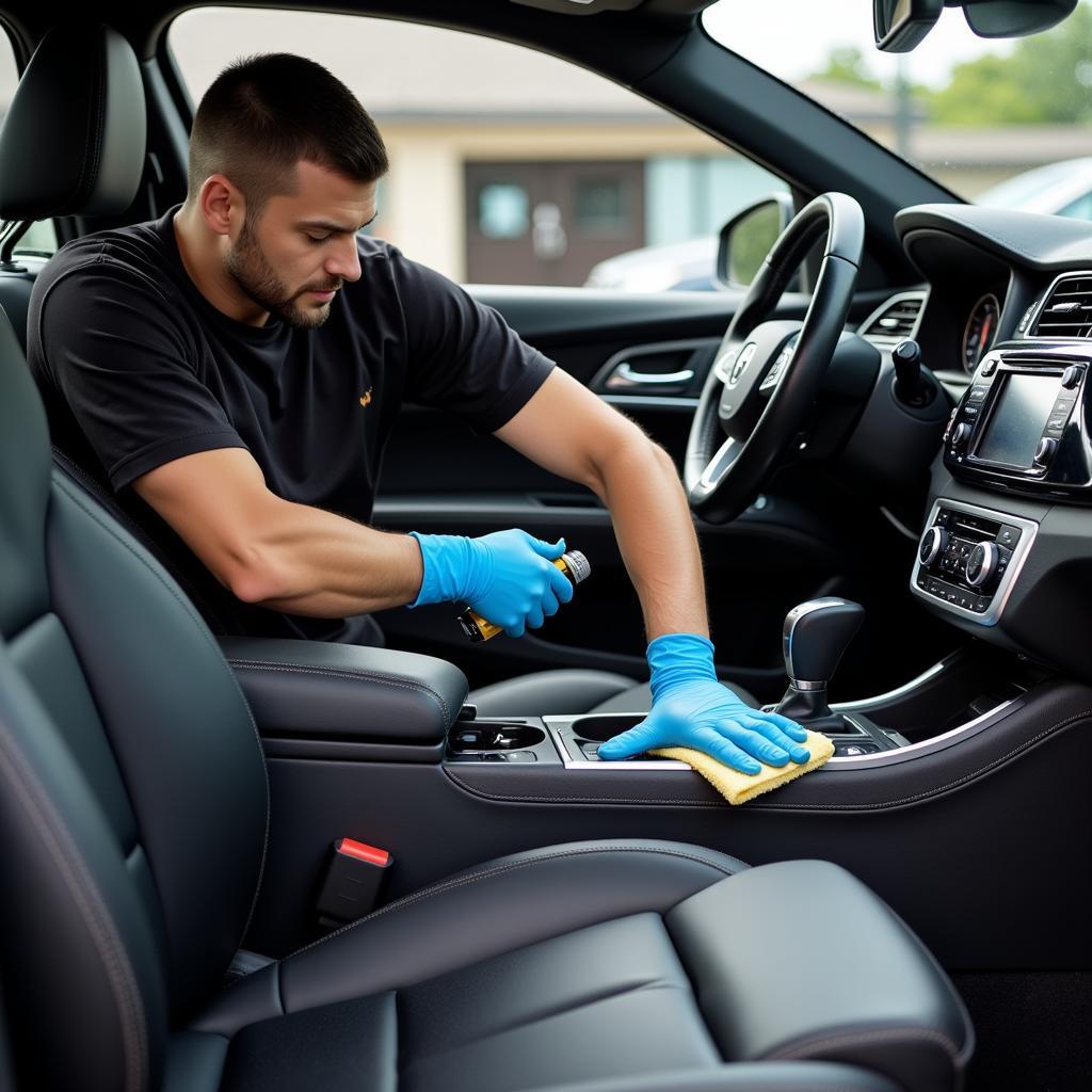 Deep Interior Cleaning at a Car Detailing Shop in Longmo