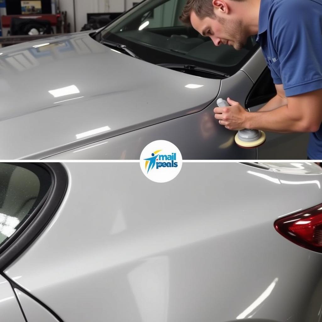 Paint Correction Process at a Longmo Detailing Shop