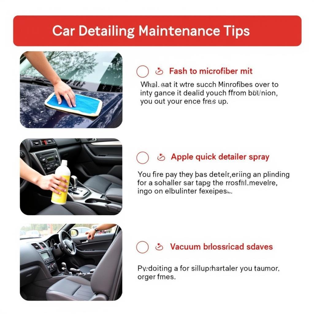 Car Detailing Maintenance Tips