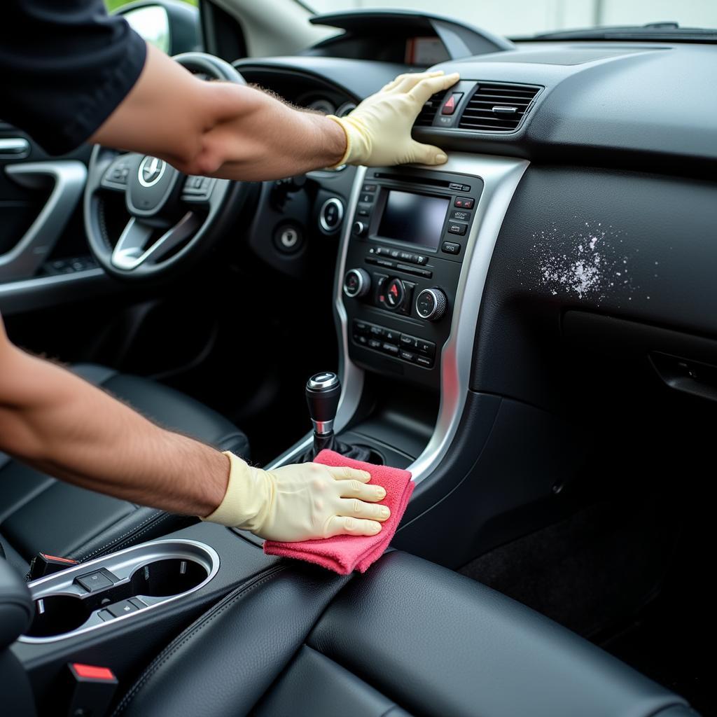 Interior car detailing in Milwaukie, Oregon