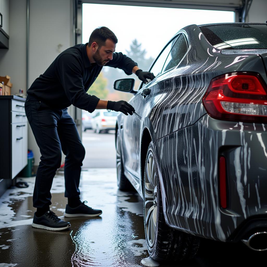 Exterior car wash in Mukilteo, WA