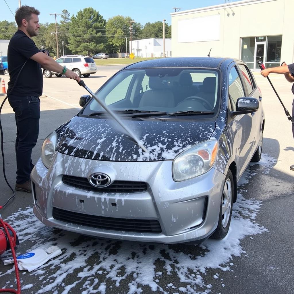 Exterior car wash detailing in Myrtle Beach