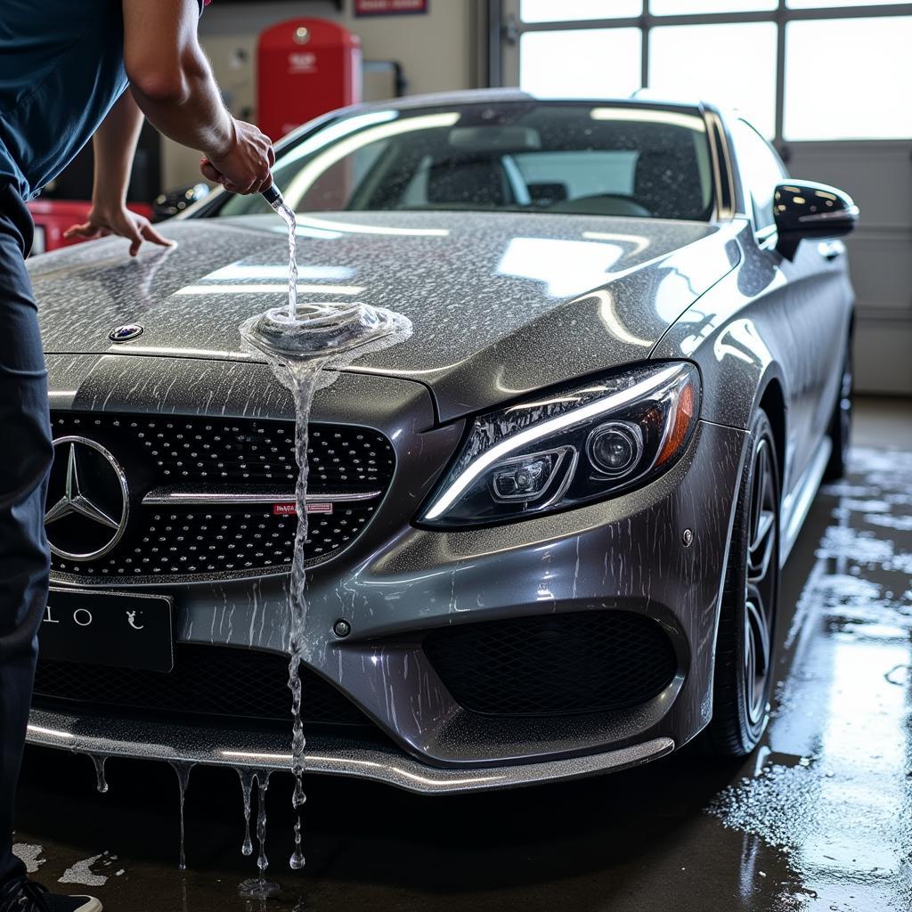 Exterior car wash detailing in New Jersey