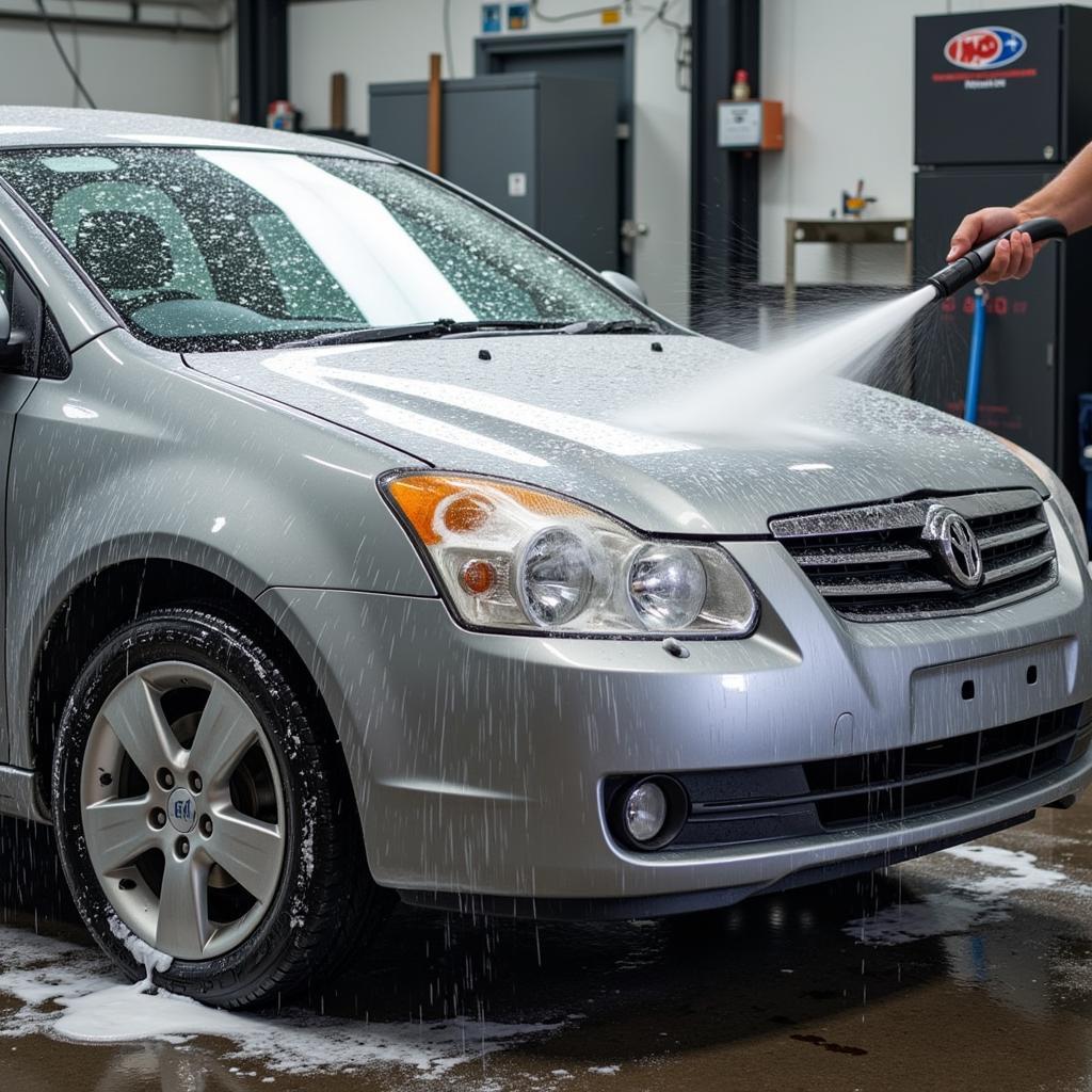 Exterior car wash and detailing in North Geelong