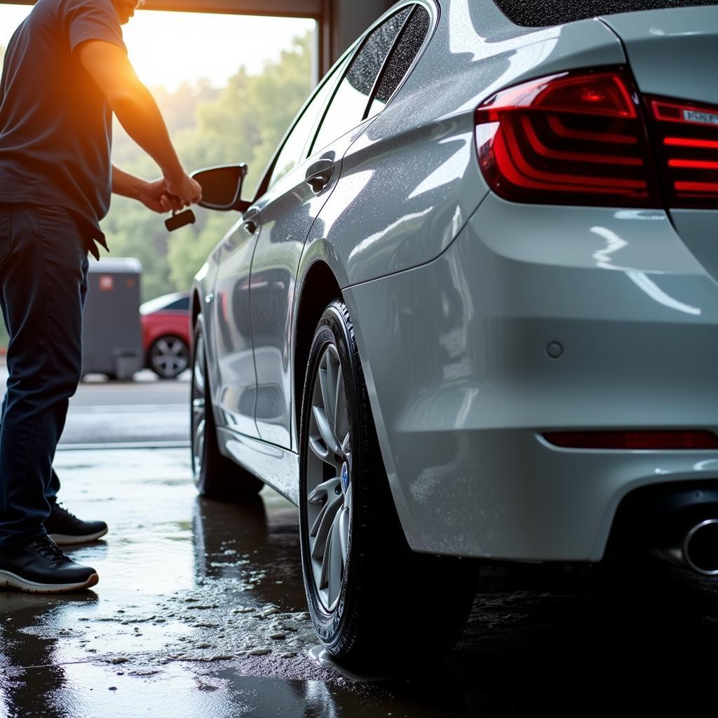 Exterior Car Wash and Wax in Norwich CT