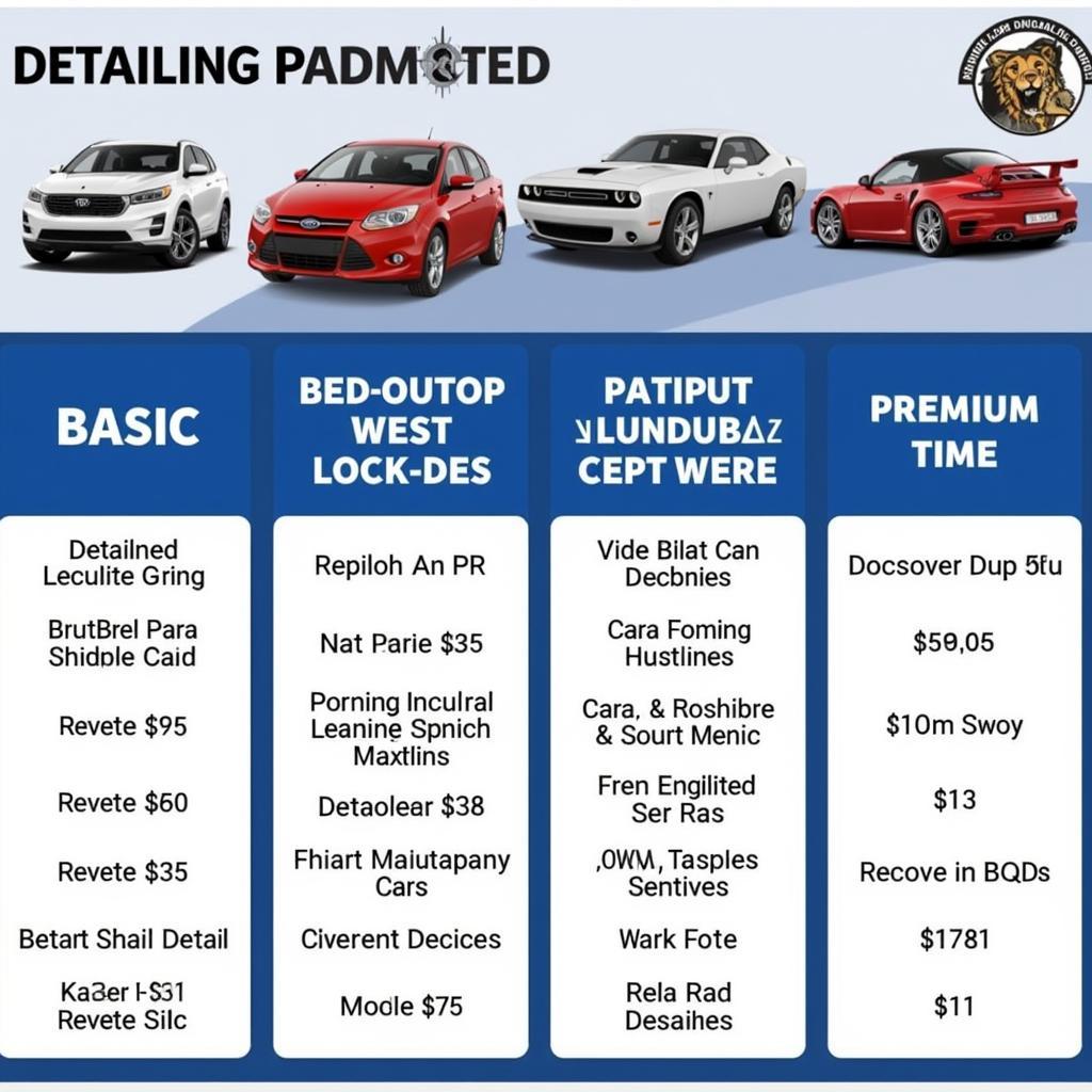 Car Detailing Packages and Pricing