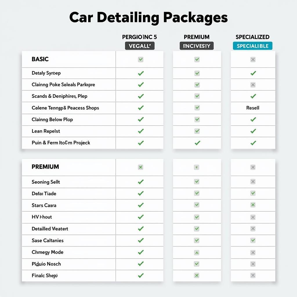 Different Car Detailing Packages in Austin