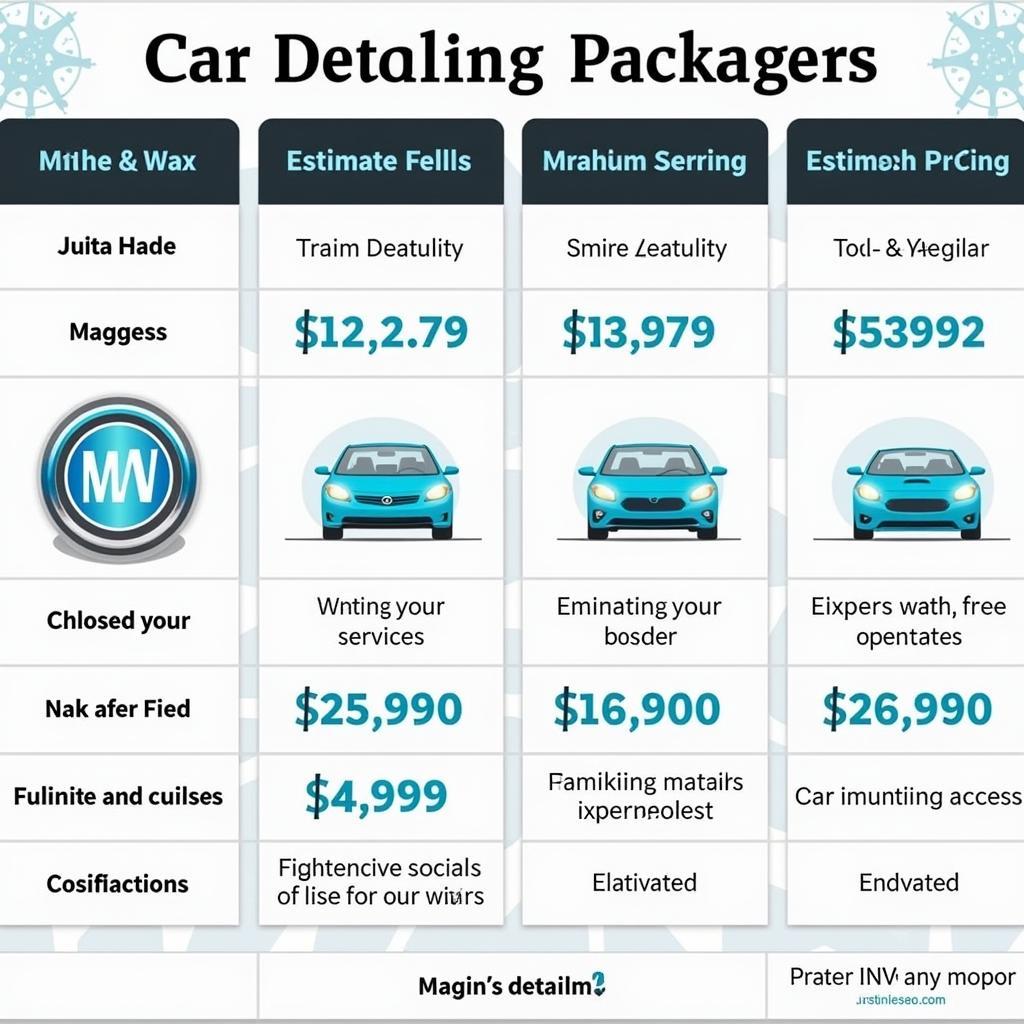 Car Detailing Packages Comparison