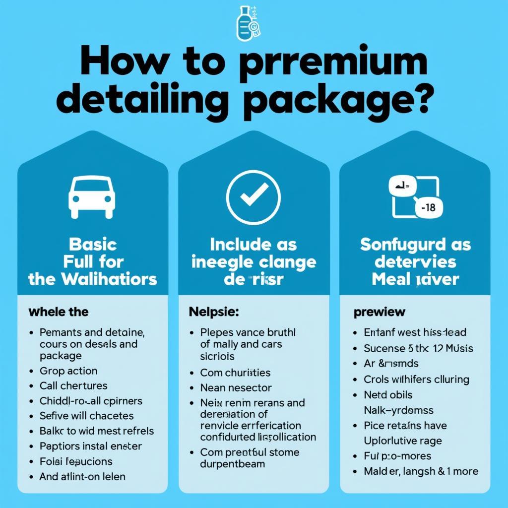 Comparing Different Car Detailing Packages