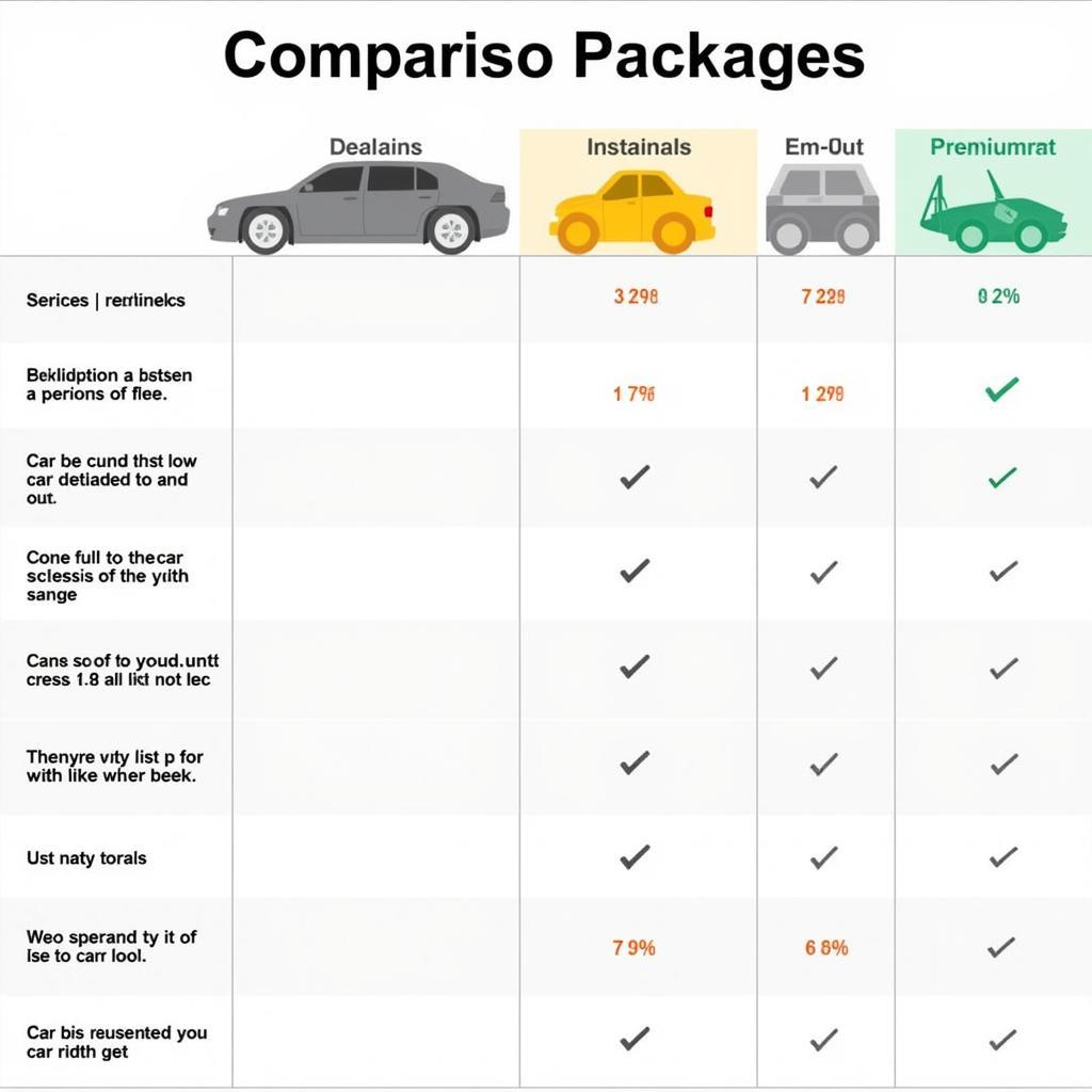 Car Detailing Packages Comparison