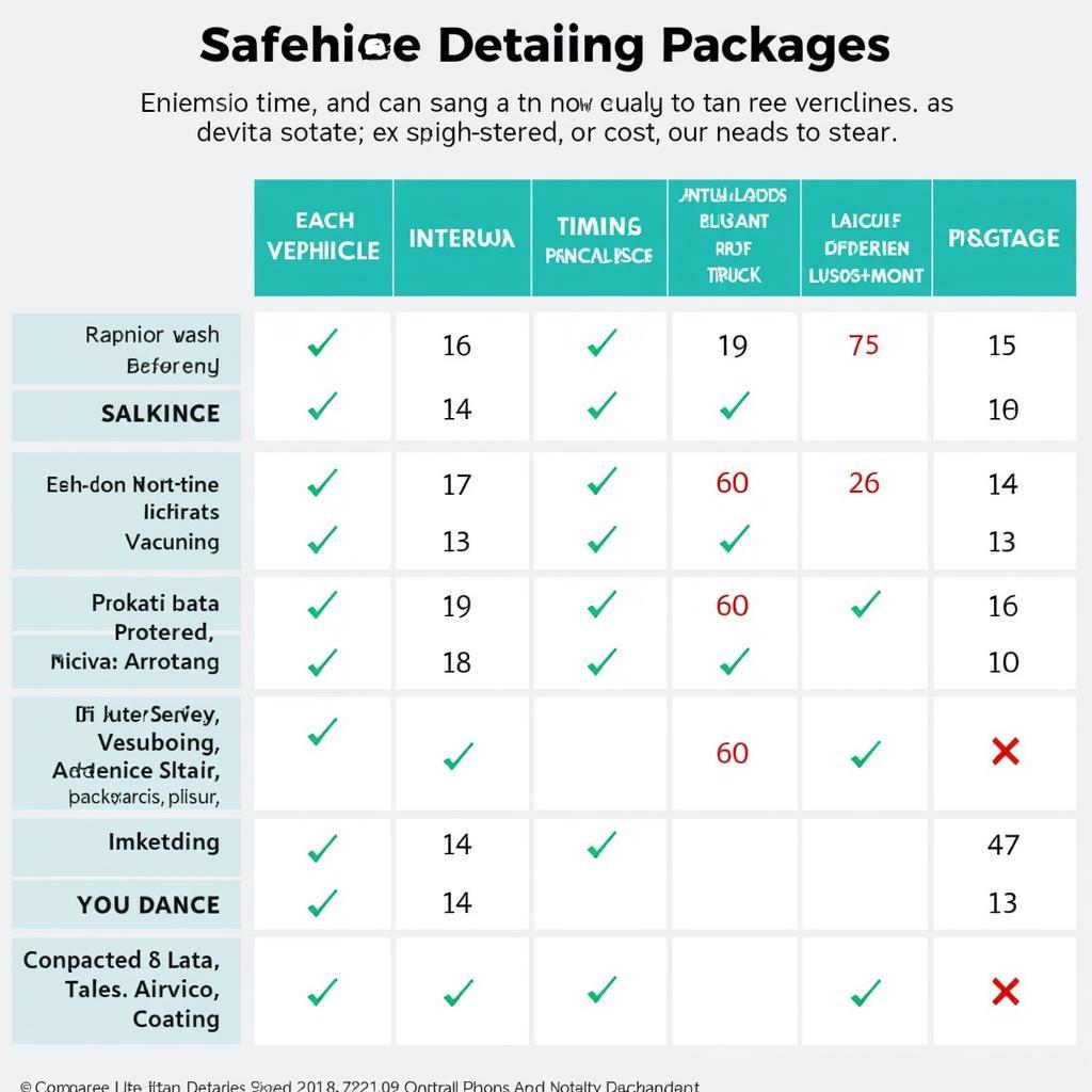 Comparing Different Car Detailing Packages