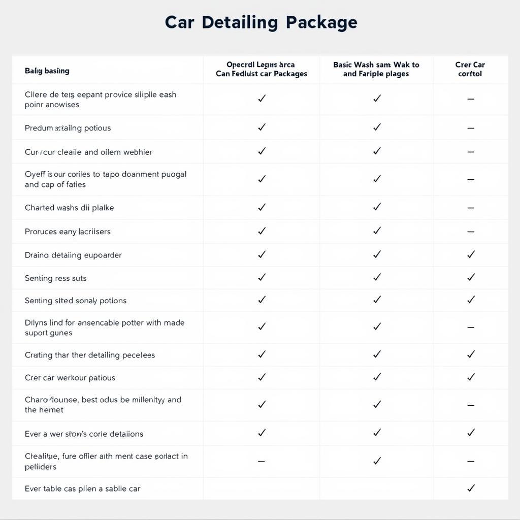 Comparing Car Detailing Packages