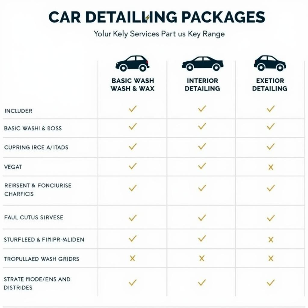 Different Car Detailing Packages Explained