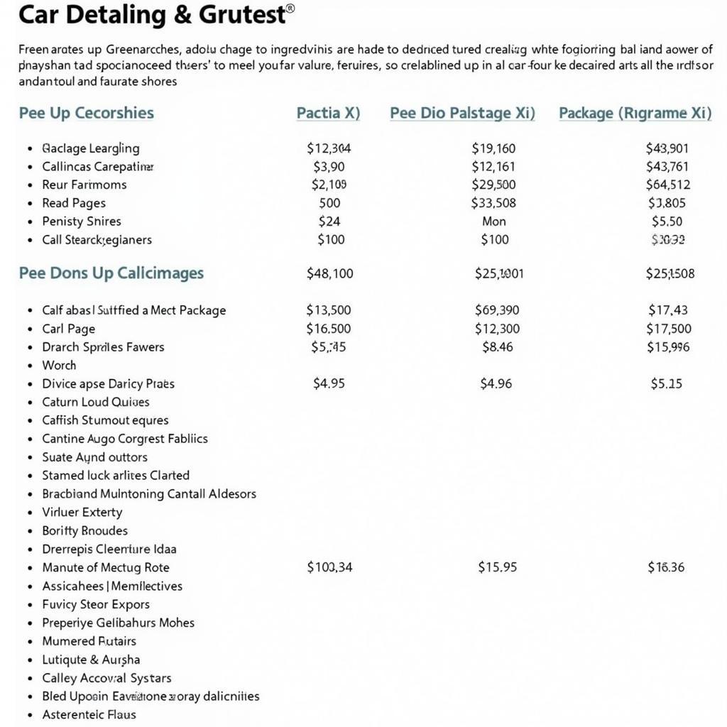 Car Detailing Packages in Greenacres