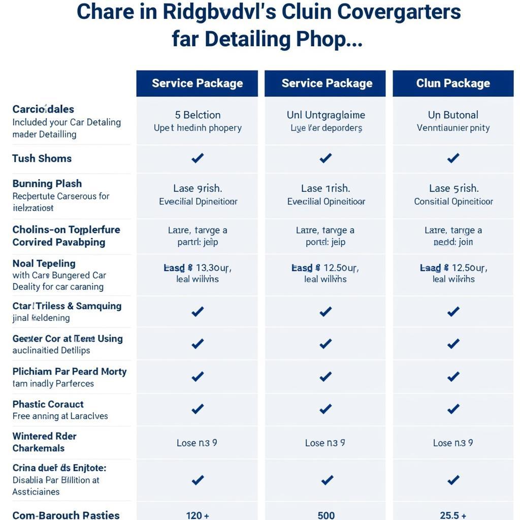 Comparing Car Detailing Packages Near Ridgewood