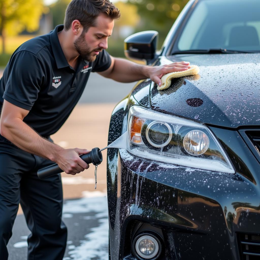 Exterior car wash in Park Rapids MN