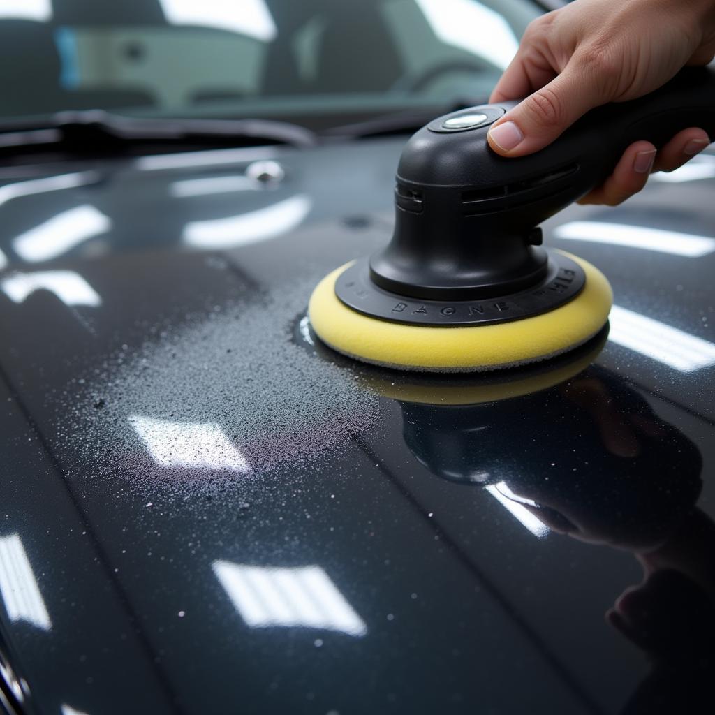 Car Detailing: Polishing to Remove Scratches