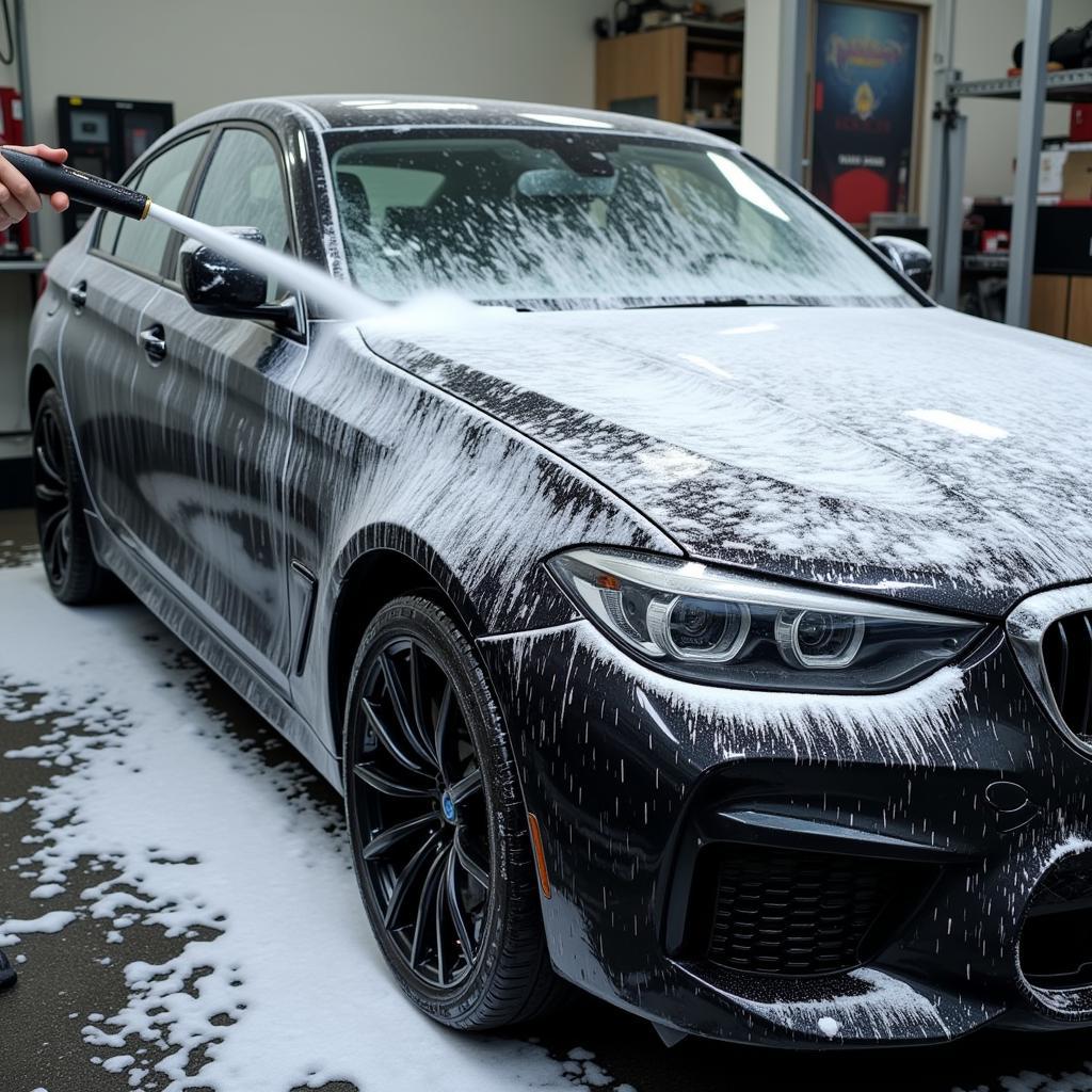 Car Detailing Pre-Wash Process