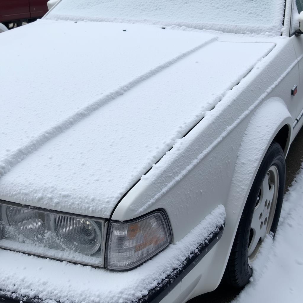 Applying Snow Foam Pre-Wash