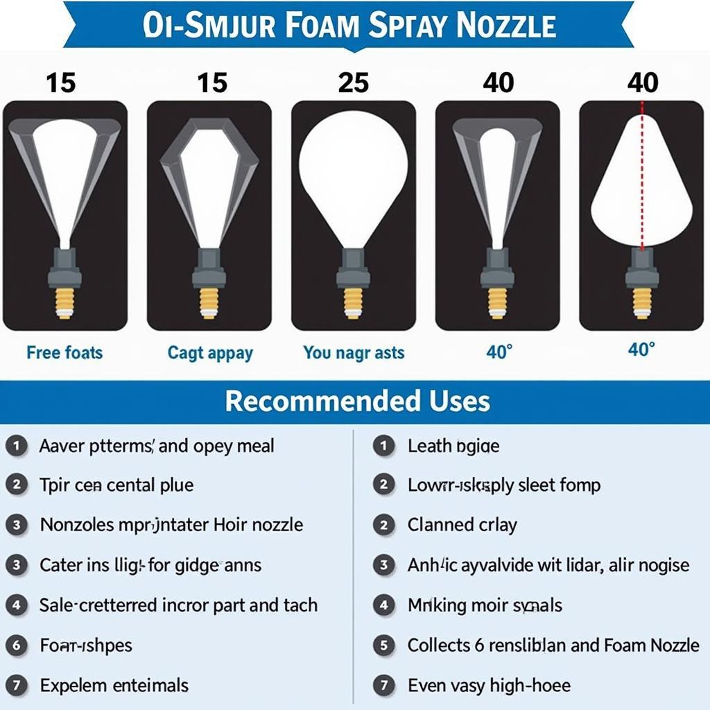 Different Types of Pressure Washer Nozzles for Car Detailing