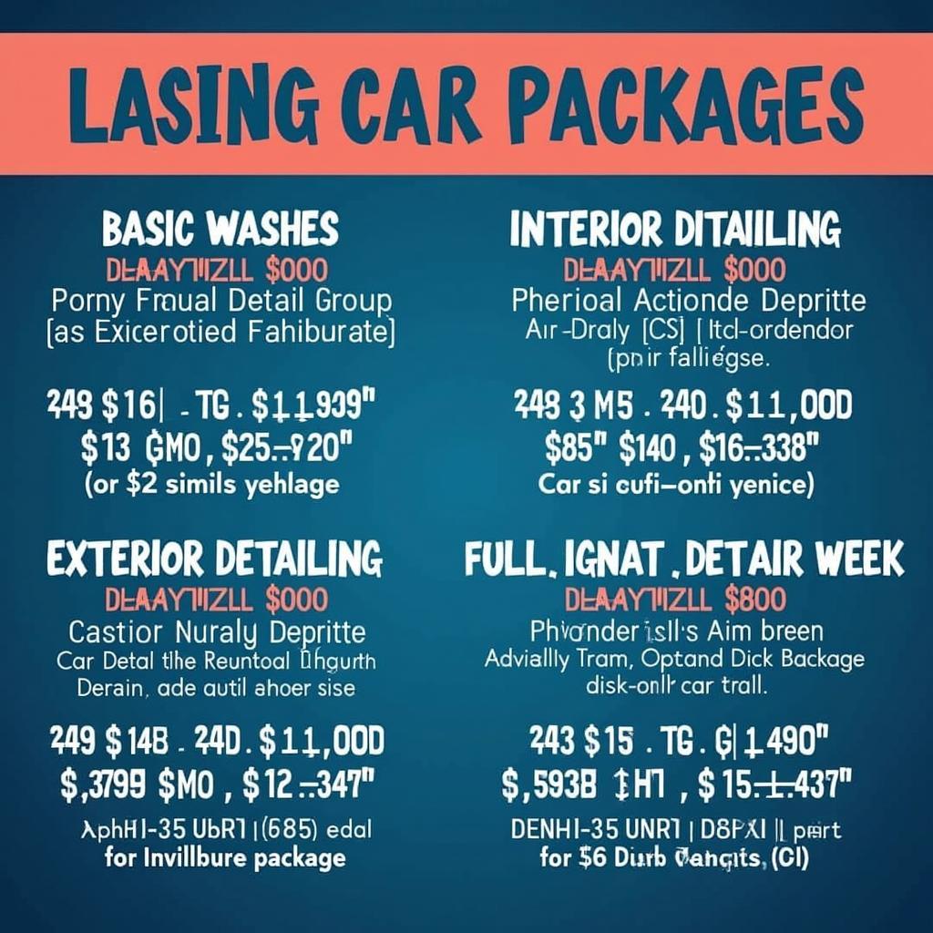 Car Detailing Prices in Lansing, Michigan