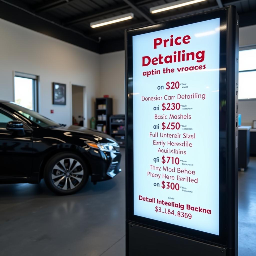 Car Detailing Prices in Oklahoma City