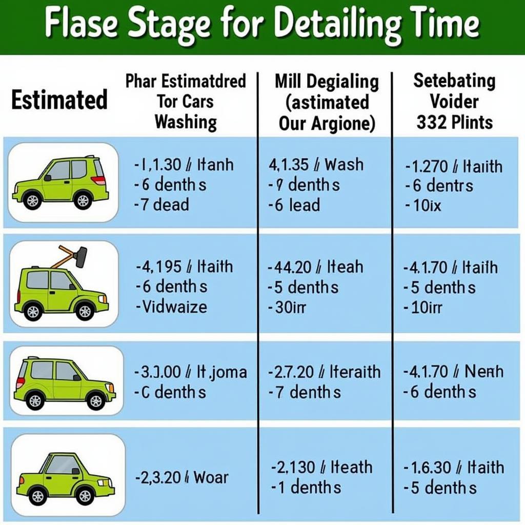 Car Detailing Process and Duration