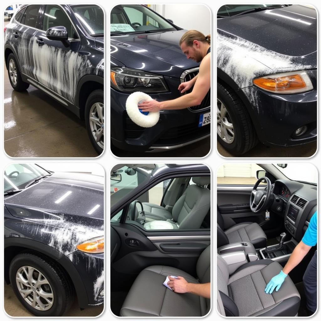 Car Detailing Process Inside and Out