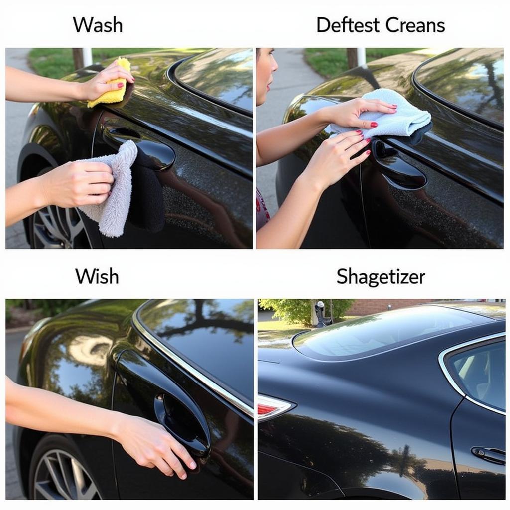 Car Detailing Process Using Home Depot Kit