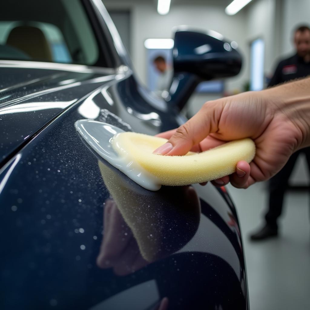 Car Detailing Process: Applying Wax